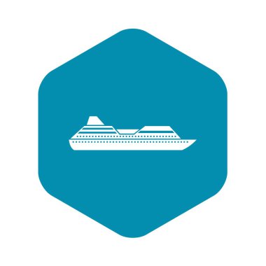 Cruise liner simgesi, basit tarzı