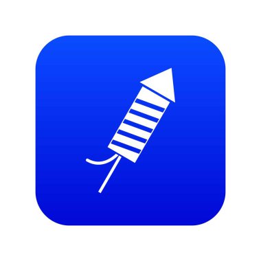 Kuyu simgesi dijital mavi