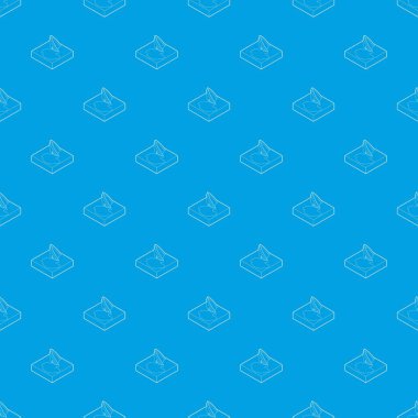 Petrol tankeri kaza bir yağ tabakası desen vektör kesintisiz mavi