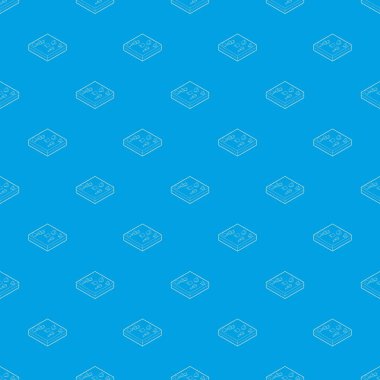 Sel desen vektör kesintisiz mavi