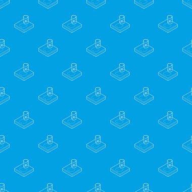 Zehirli atık varil desen vektör sorunsuz maviden dökülmesini