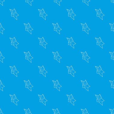 Yıldız desen vektör kesintisiz mavi