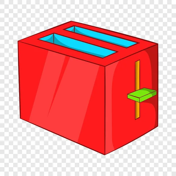 Icono de tostadora, estilo de dibujos animados — Vector de stock