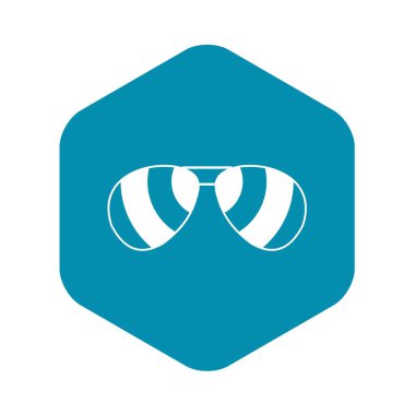 Gözlük simgesi, basit tarzı