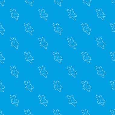 Yıldız desen vektör kesintisiz mavi