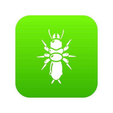 Zehirli böcek simgesini, basit tarzı