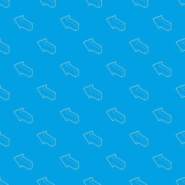 Sol ok desen vektör kesintisiz mavi