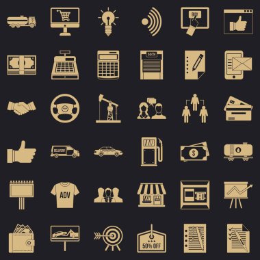 İş veri simgeler kümesi, basit tarzı