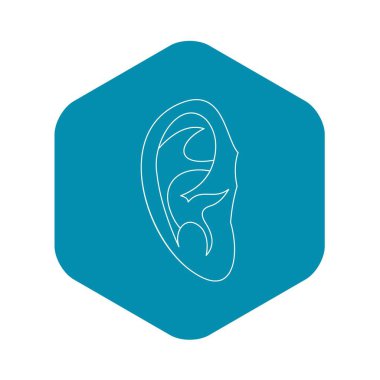 Kulak simgesi, anahat stili