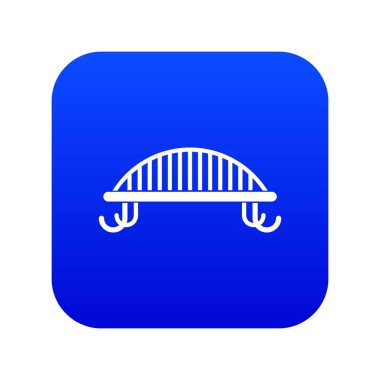 Tezgah sırt simgesi dijital mavi