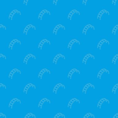 Tırmanma merdivenleri desen vektör kesintisiz mavi