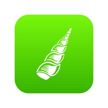 Uzun kabuk simge, basit tarzı