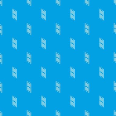 Yatay delik desen vektör kesintisiz mavi kapı