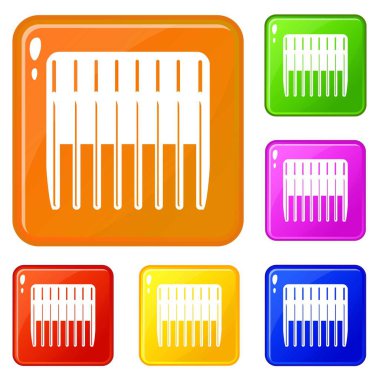 Balon simgeler vektör renk ayarla