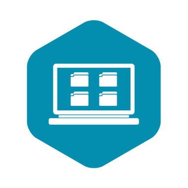 Masaüstü simgesi, basit tarzı