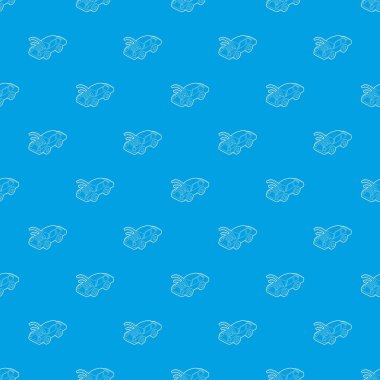 Araba ile wifi desen vektör kesintisiz mavi işareti