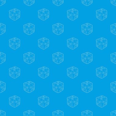 İle yüzde desen vektör kesintisiz mavi küp