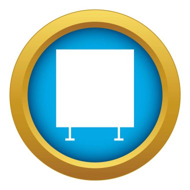 Finans kadın grafik mavi simge vektör izole