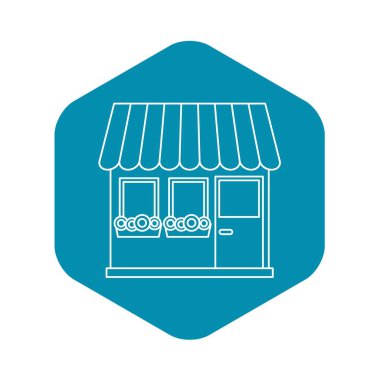 Mağaza simgesi, anahat stili