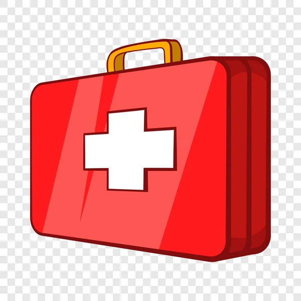 First aid kit icon in cartoon style — Stock Vector