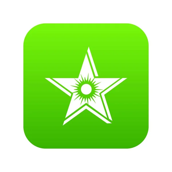 Estrella icono del sol, estilo simple — Vector de stock