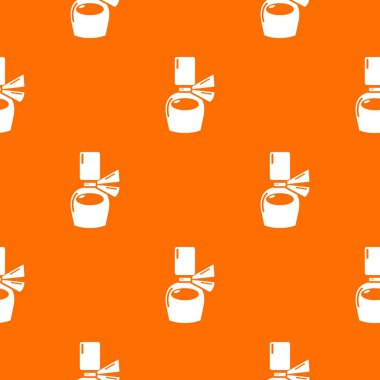 Parfüm şişesi hediye tasarlamak vektör turuncu