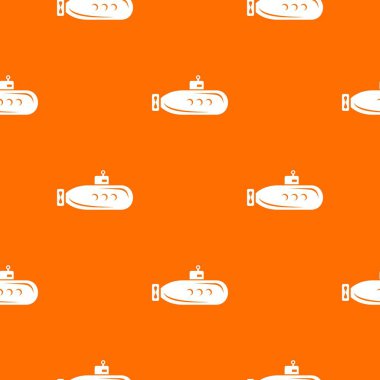 Uzun denizaltı desen vektör turuncu