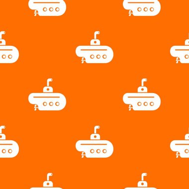 Bathyscaphe Periskop desen vektör portakal ile