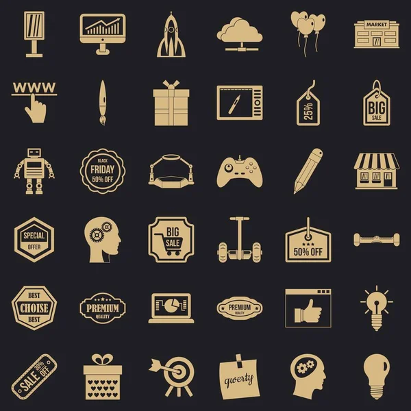 En iyi fikir Icons set, basit tarzı