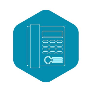 Telefon simgesi, anahat stili