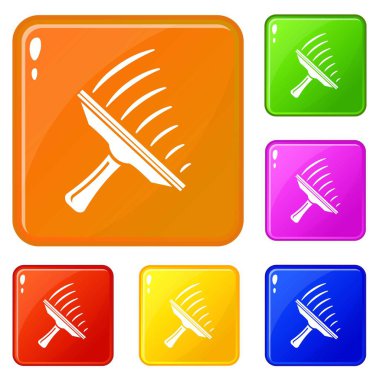 Pencere paspas simgeler vektör renk ayarla