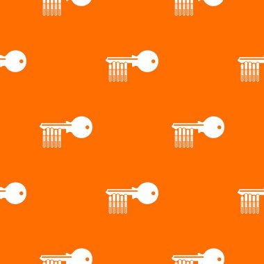 Manyetik anahtar desen vektör turuncu