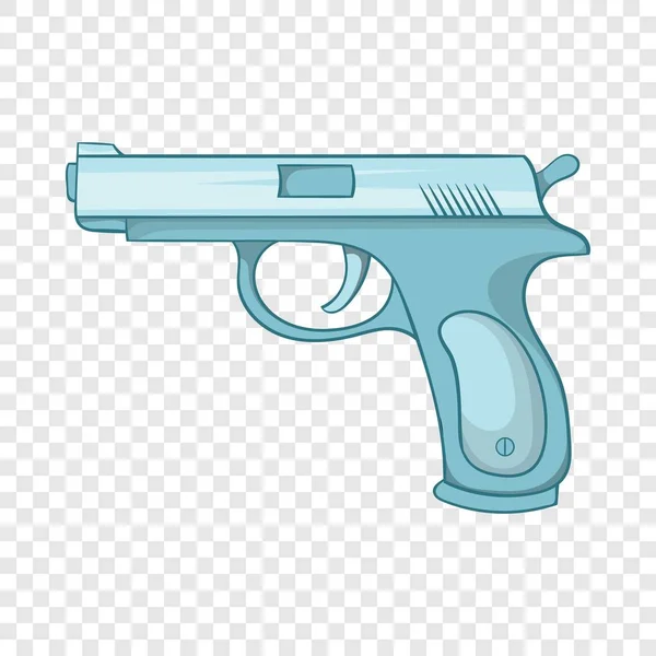 Icono de pistola, estilo de dibujos animados — Vector de stock