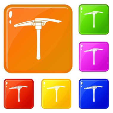 Simgeler kümesi vektör renk çapa