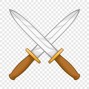 Bıçak simgesi, karikatür tarzı