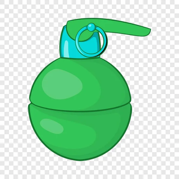 Icona granata, stile cartone animato — Vettoriale Stock
