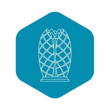 Emirates towers simgesi, anahat stili