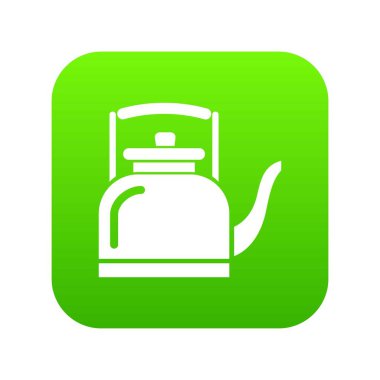 Seramik çaydanlık simgesi, basit tarzı