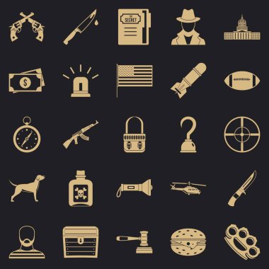 Pelet Icons set, basit tarzı