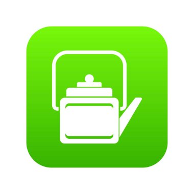 Sıcak çaydanlık simgesi, basit tarzı