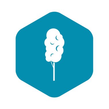 Uzun boylu ağaç kutsal kişilerin resmi, basit tarzı