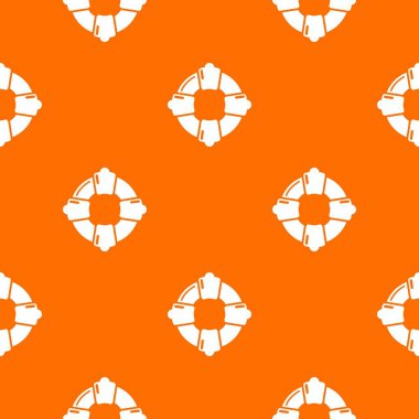 Lifebuoy desen vektör turuncu