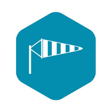 Rüzgâr tulumu simgesine, basit tarzı