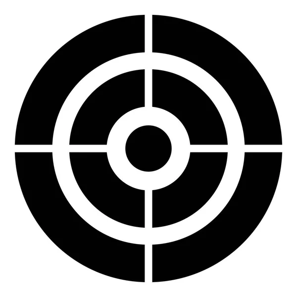 Arch target icon, einfacher Stil — Stockvektor