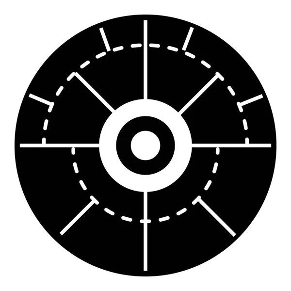 Modern aim icon, simple style — Stock Vector