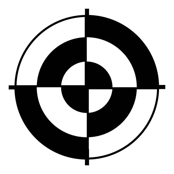 Icono de objetivo abstracto, estilo simple — Archivo Imágenes Vectoriales