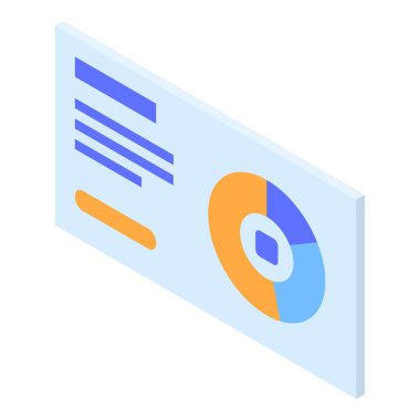 Pasta grafik simgesini, izometrik stili