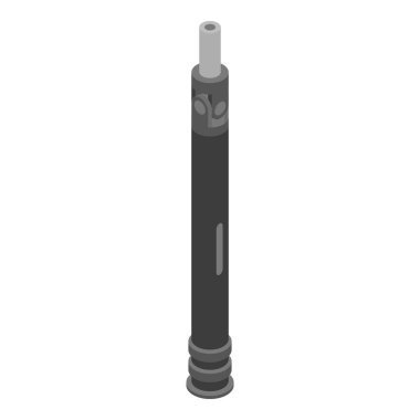Araba driveshaft simgesi, izometrik stili