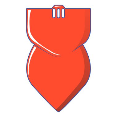 Kayak yüz simgesi, karikatür tarzı korumak