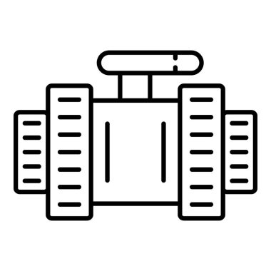 Havuz suyu musluğu simgesi, taslak biçimi